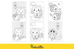 Chinese New Year Dragon Lunar Coloring Activity Kids Adult Product Image 3