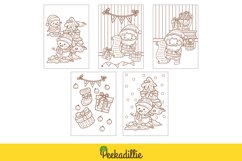 Fun Christmas Cartoon Coloring Activity for Kids and Adult Product Image 3