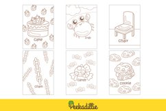 Alphabet C For Vocabulary School Lesson Coloring Kids Set Product Image 3