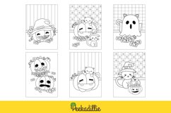 Cute Halloween Pumpkin Symbol Cartoon Coloring Activity Set Product Image 3