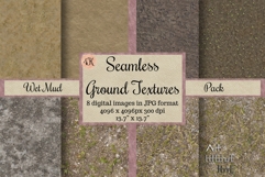Seamless Wet Mud Ground Textures Pack 4K Product Image 1