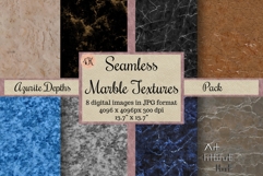 Seamless Marble Textures Azurite Depths Pack 8 JPG 4K Digita Product Image 1