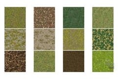 Seamless Autumn Moss Ground Textures Pack 4K - 12 Textures Product Image 3