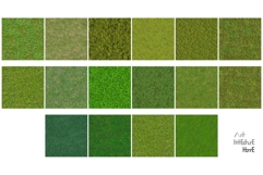 Seamless Green Grass Ground Textures Pack 4K - 16 Textures Product Image 3