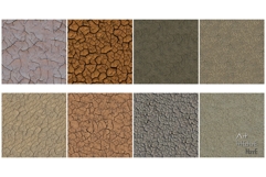 Seamless Deep Dark Ground Textures Pack 4K - 8 Textures Product Image 3