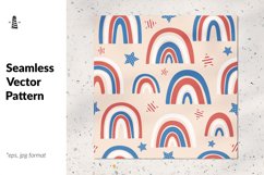 Usa rainbow seamless pattern Product Image 1