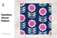 Folk flowers seamless pattern Product Image 1