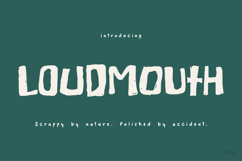 Loudmouth - Scrappy Decorative Font Product Image 1