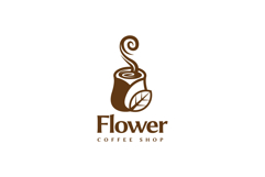Flower Coffee Logo Product Image 2
