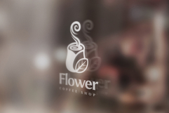 Flower Coffee Logo Product Image 4