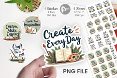 Creative Pursuit Quotes Sticker Product Image 1