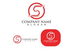 S logo initial name vector Product Image 1