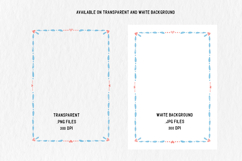 15 Watercolor Doodle Borders PNG | Whimsical border Product Image 3