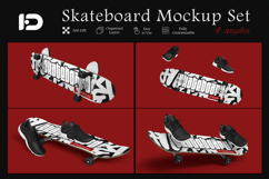 Skateboard Mockup Set Product Image 1