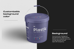 Plastic Paint Bucket Mockup Set Product Image 3