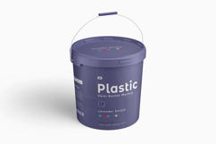 Plastic Paint Bucket Mockup Set Product Image 5