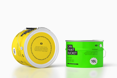 Can Paint Bucket Mockup Set Product Image 9
