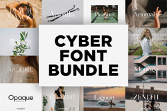 CYBER FONT BUNDLE Product Image 1