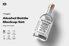 Alcohol Bottle Mockup Set Product Image 1