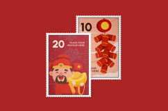 Postage Stamp Mockup Set Product Image 10