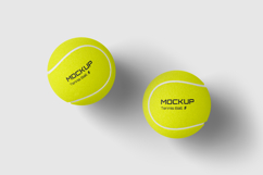 Tennis Racket with Ball Mockup Set Product Image 11