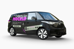 Delivery Van Mockup Set Product Image 4