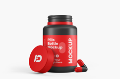 Pills Bottle Mockup Set Product Image 4