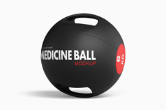 Medicine Dual Grip Ball Mockup Set Product Image 4