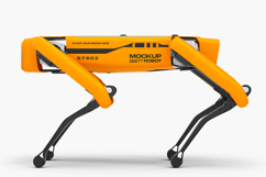 Four Legged Robot Mockup Set Product Image 4