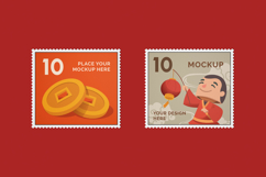 Postage Stamp Mockup Set Product Image 4