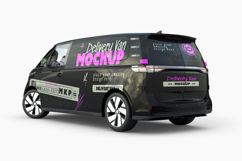 Delivery Van Mockup Set Product Image 6