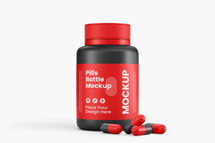 Pills Bottle Mockup Set Product Image 6