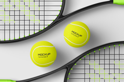Tennis Racket with Ball Mockup Set Product Image 7