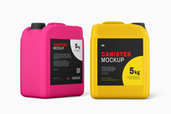Plastic Canister Mockup Set Product Image 7