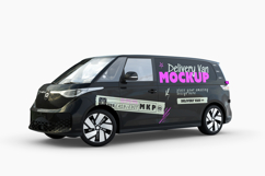 Delivery Van Mockup Set Product Image 7
