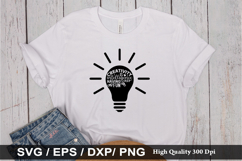 Creativity is intelligence SVG - Motivational Design Product Image 1