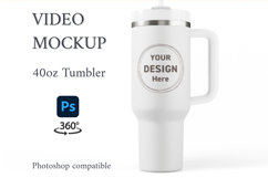 40oz Tumbler Mockup Video Product Image 1