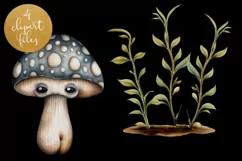 Whimsical Garden Creatures Clipart - 4 PNG Files Product Image 3