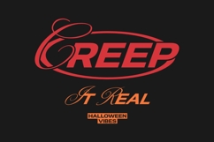 Creep It Real Halloween Urban T-shirt Design Product Image 1