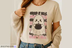 Retro Halloween Creep It Real SVG PNG T-shirt Design Product Image 3