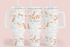 Bundle 6 Halloween 40oz Tumbler Sublimation Wrap SVG Product Image 4