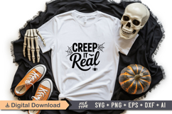 Creep It Real SVG File | Spooky Halloween SVG Product Image 1