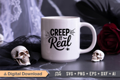 Creep It Real SVG File | Spooky Halloween SVG Product Image 2