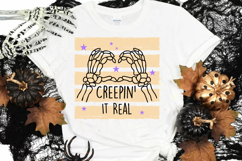 Creepin It Real Stripes PNG | Halloween Sublimation PNG Product Image 3