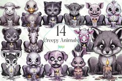 Creepy Animals Sublimation Bundle Product Image 1