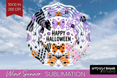 Creepy Bows Halloween Wind Spinner Sublimation PNG Spooky Product Image 1