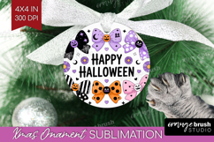 Creepy Bows Halloween Ornament PNG Spooky Season PNG Product Image 1