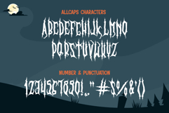 Creepy Broom - Scary Horror Halloween Font Product Image 8