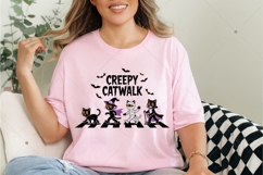 Creepy Catwalk PNG, Halloween Cat PNG, Funny Halloween PNG Product Image 6
