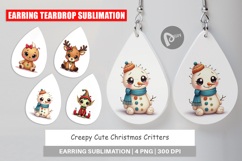 Creepy Cute Christmas Earring Product Image 1